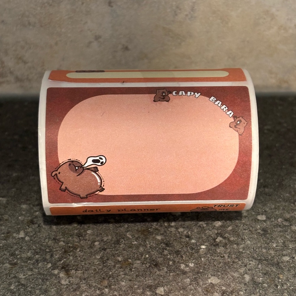 🌻FREE w/ Purchase - Capybara Sticky Notes